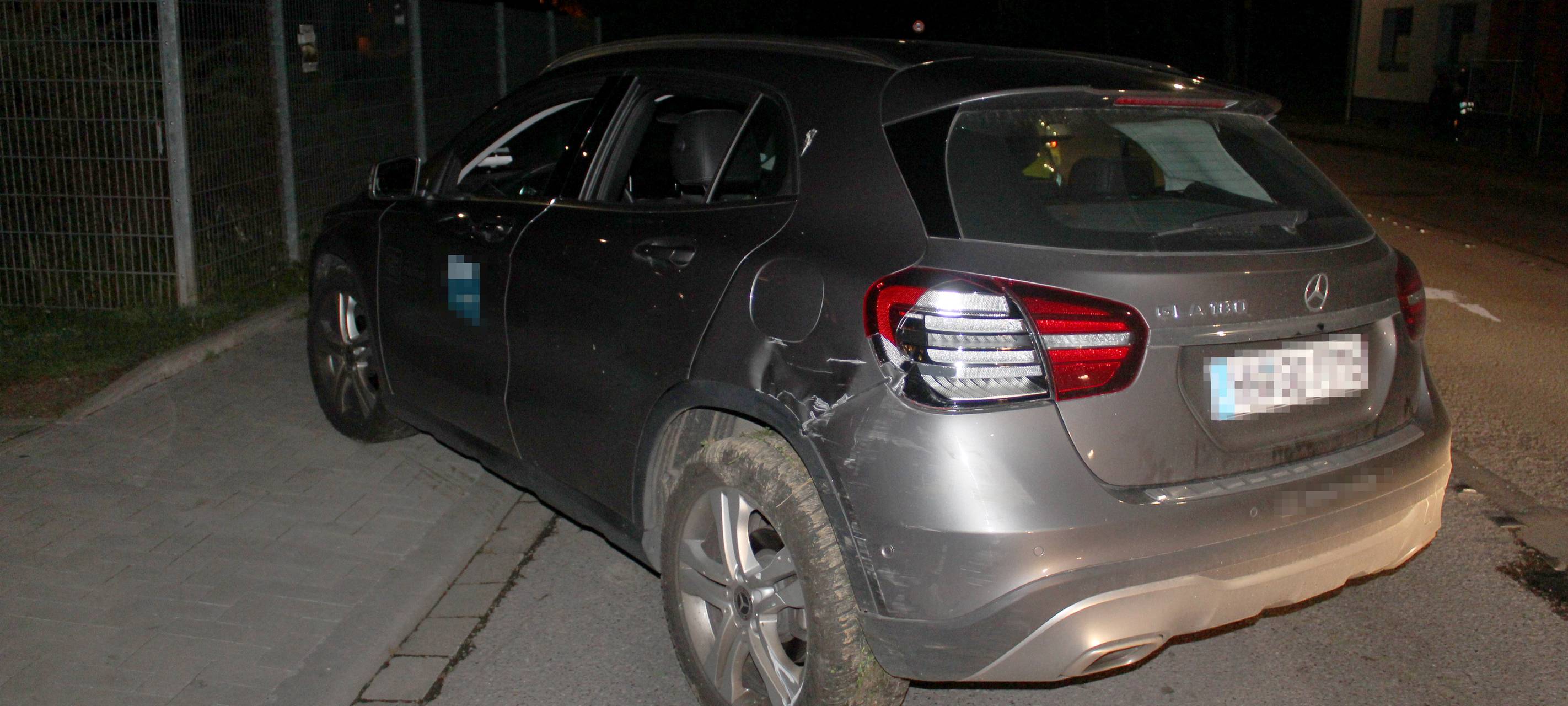 Flucht endet mit Unfall