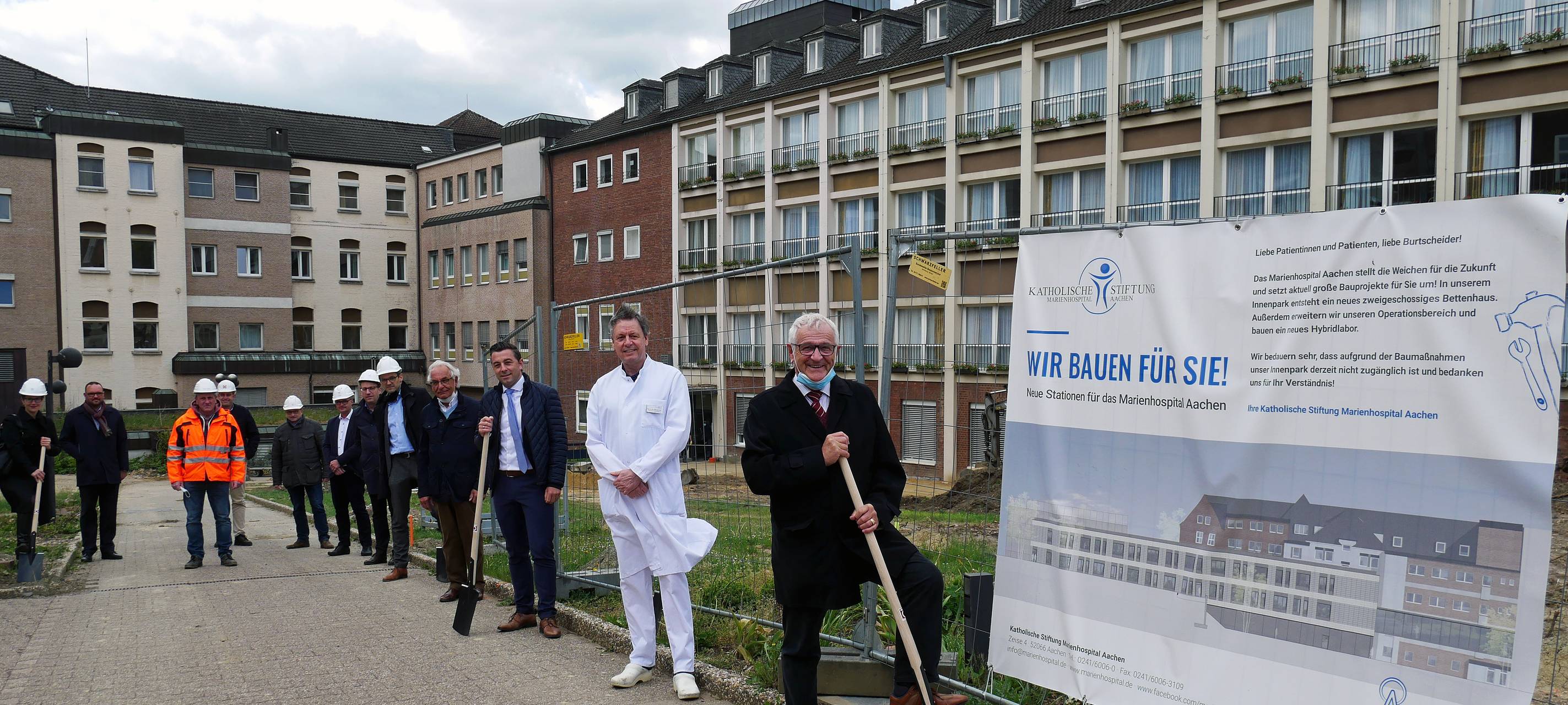 Marienhospital: Es wird gebaut