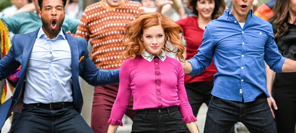 Zoey und die "tanzenden Gefühle" um sie herum.