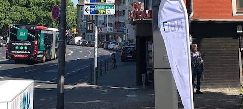 Neu in Aachen: "Digital City Flags"