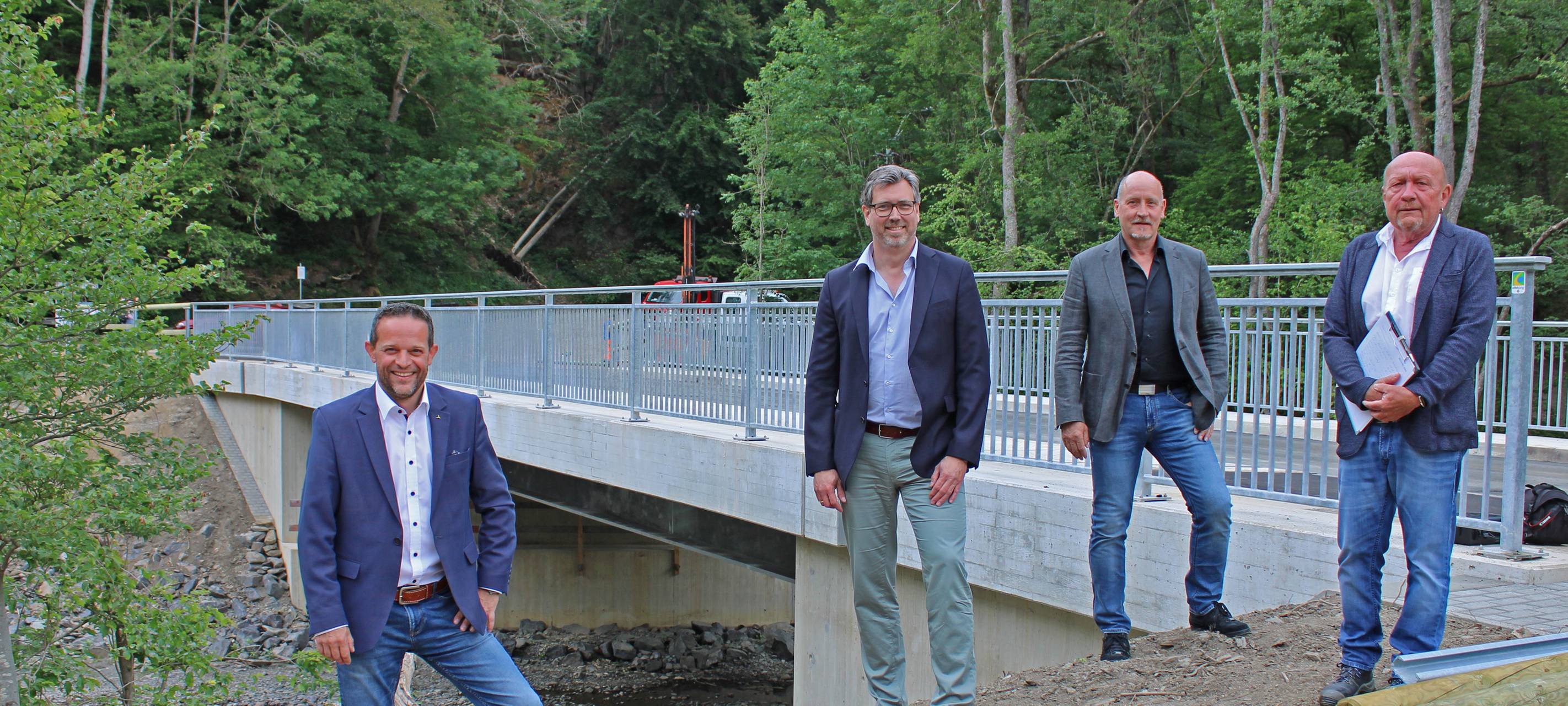 Monschau: Neue Rurbrücke über K21 fertig