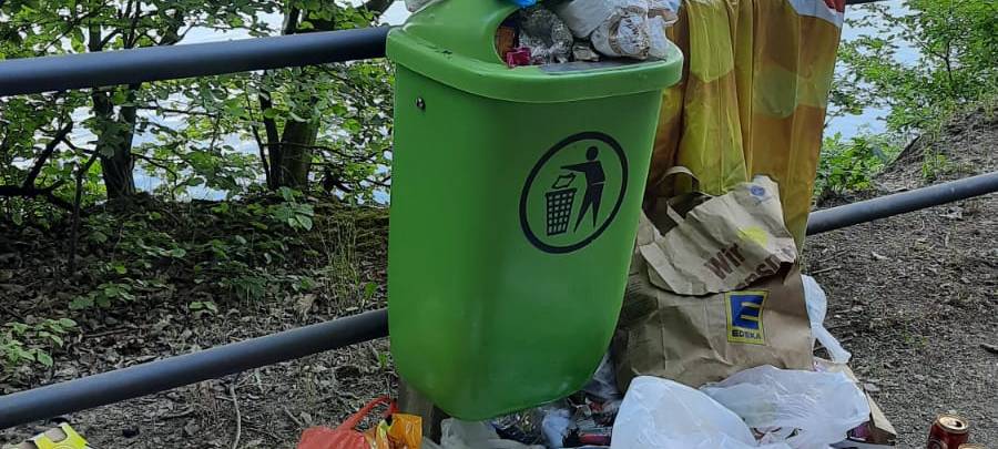 Immer wieder Müll und Lärmbelästigung am Grenzweg und Rosenhügel