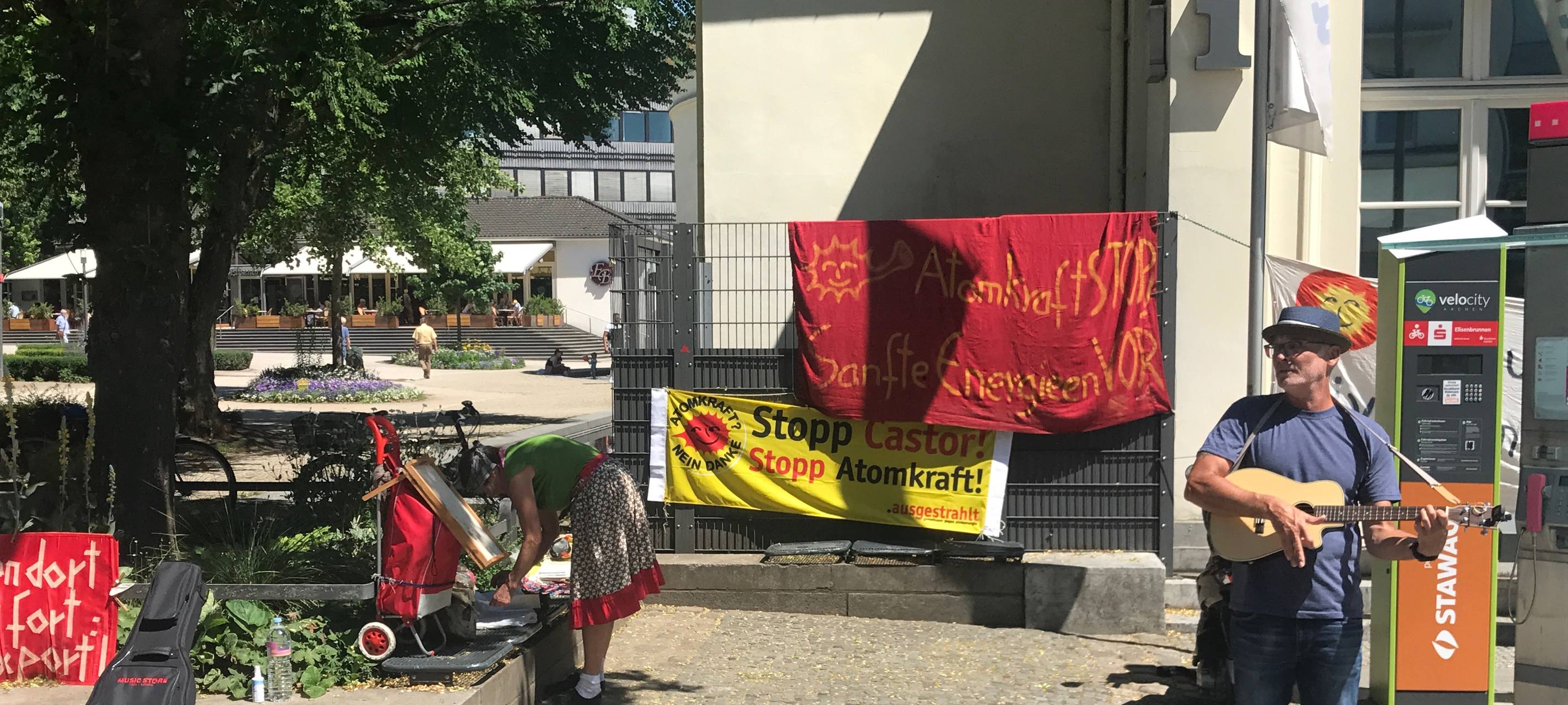 Mahnwachen "gegen Atom und Kohle"