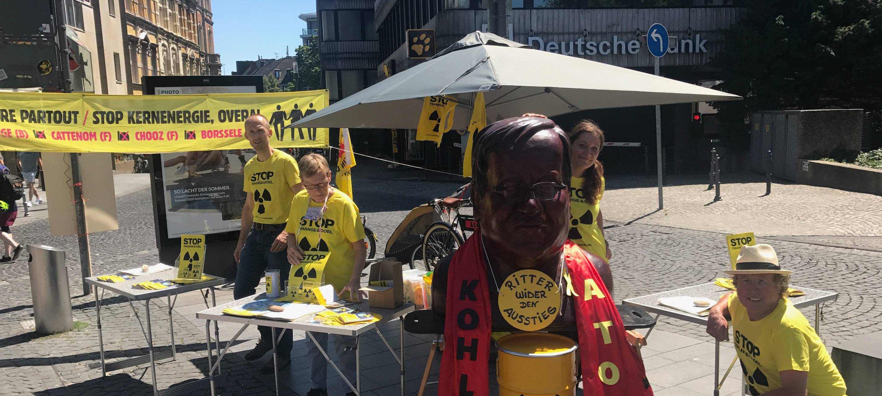 Mahnwachen "gegen Atom und Kohle"