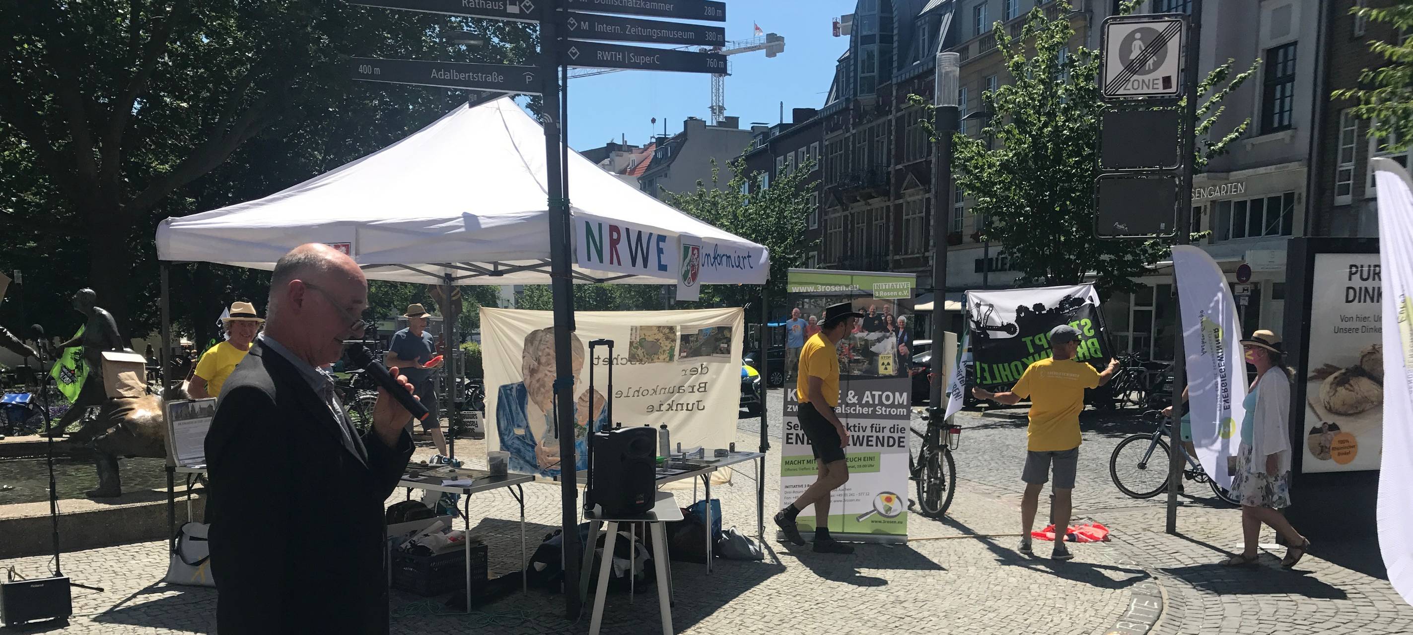 Mahnwachen "gegen Atom und Kohle"