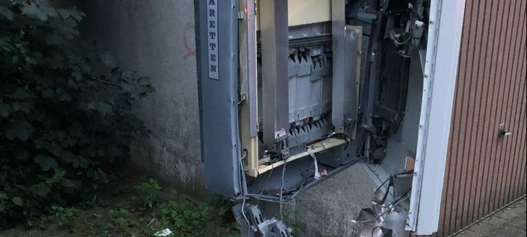 Zigarettenautomat gesprengt in Stolberg