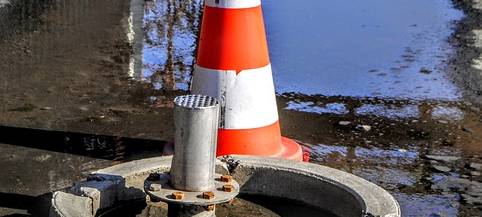 Wasserrohrbruch Burtscheider Markt