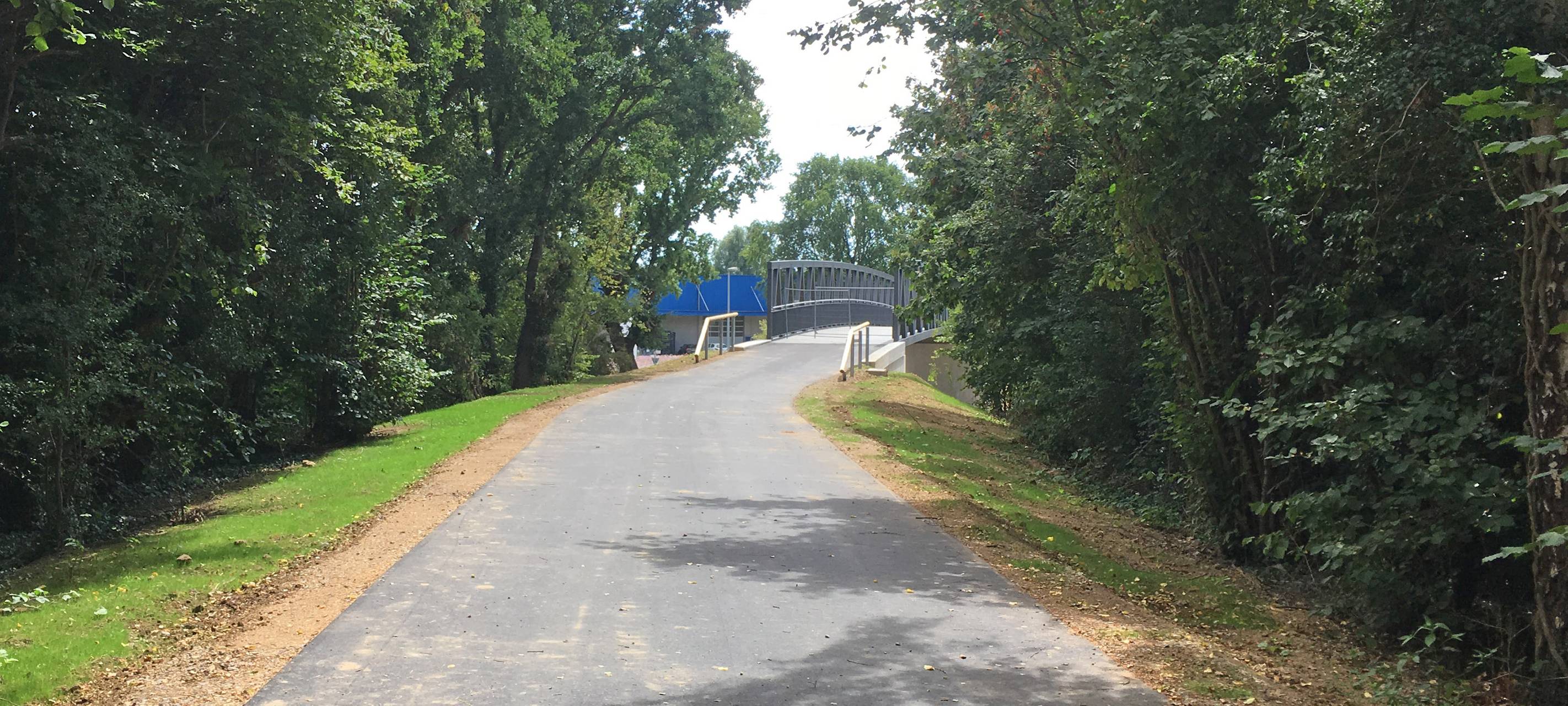 Neuer Radweg so gut wie fertig