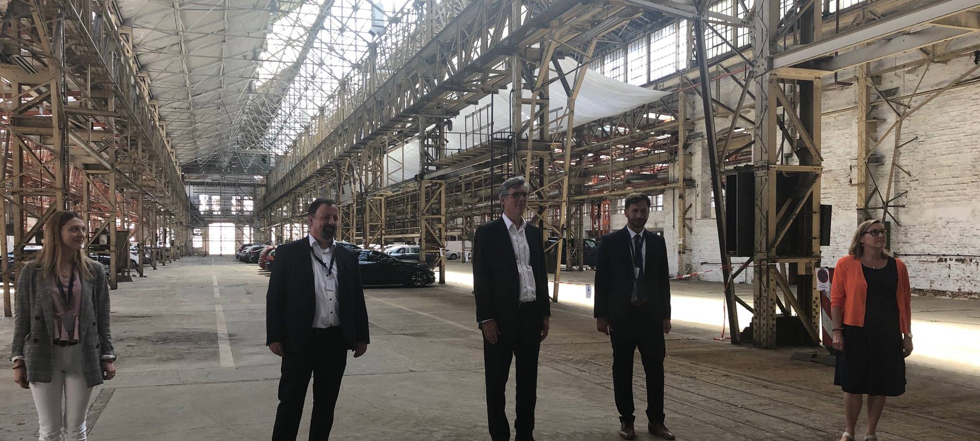 Im Bau: Jahrhunderthalle