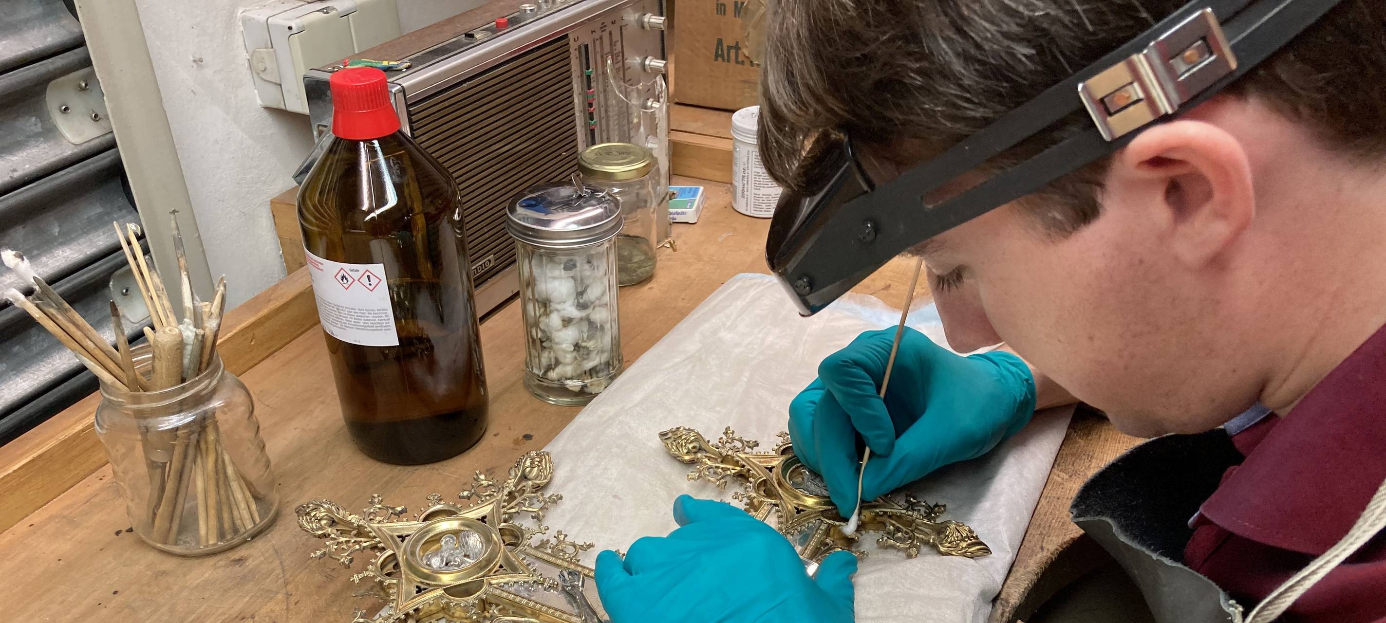 Domschatzkammer: Vorbereitung der Mittelalter-Ausstellung