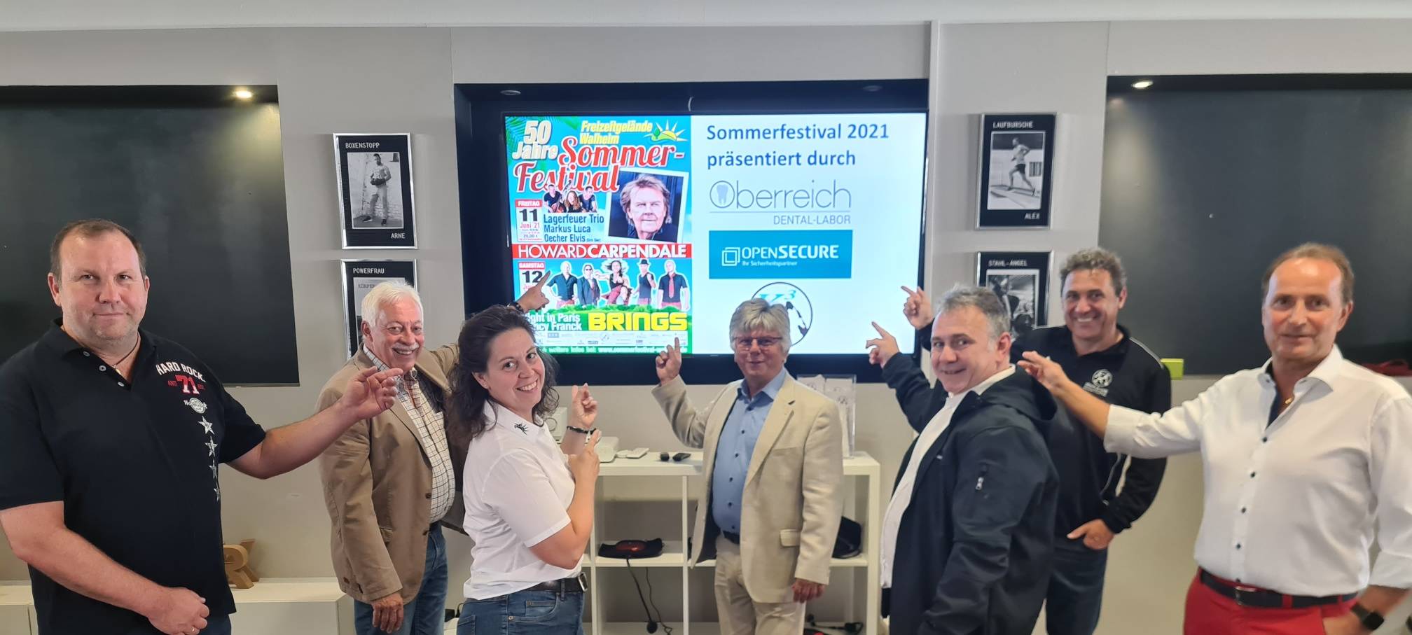 Howie und Brings in Walheim