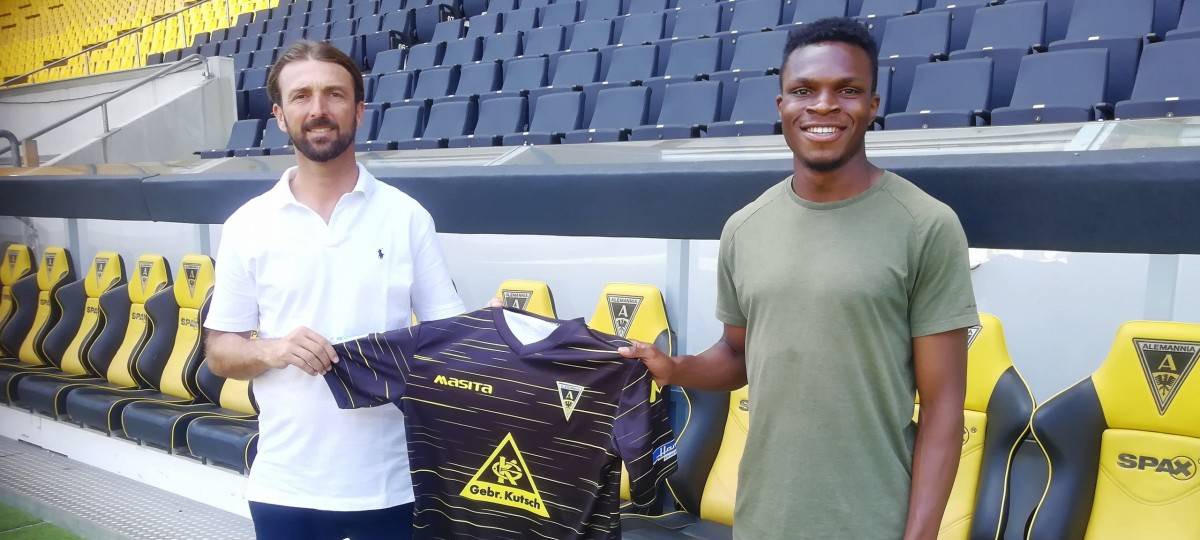 Neu bei der Alemannia: Oluwabori Falaye (21)