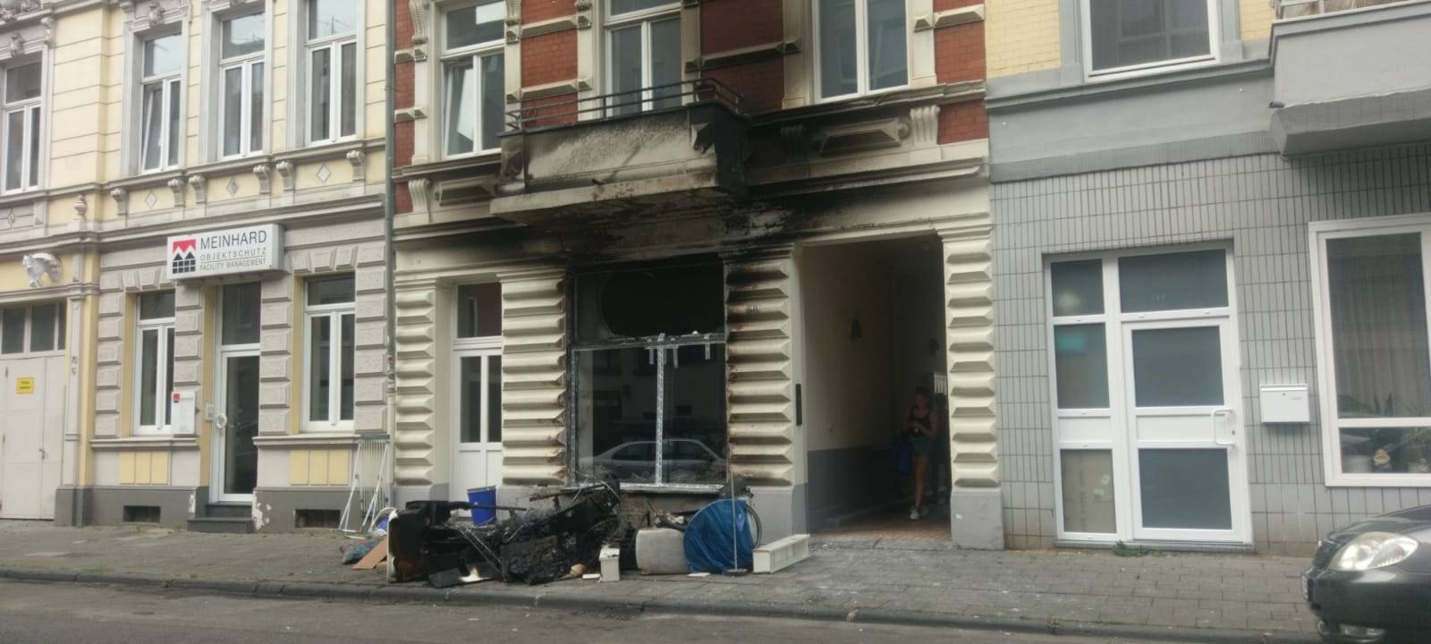 Brand Viktoriastraße