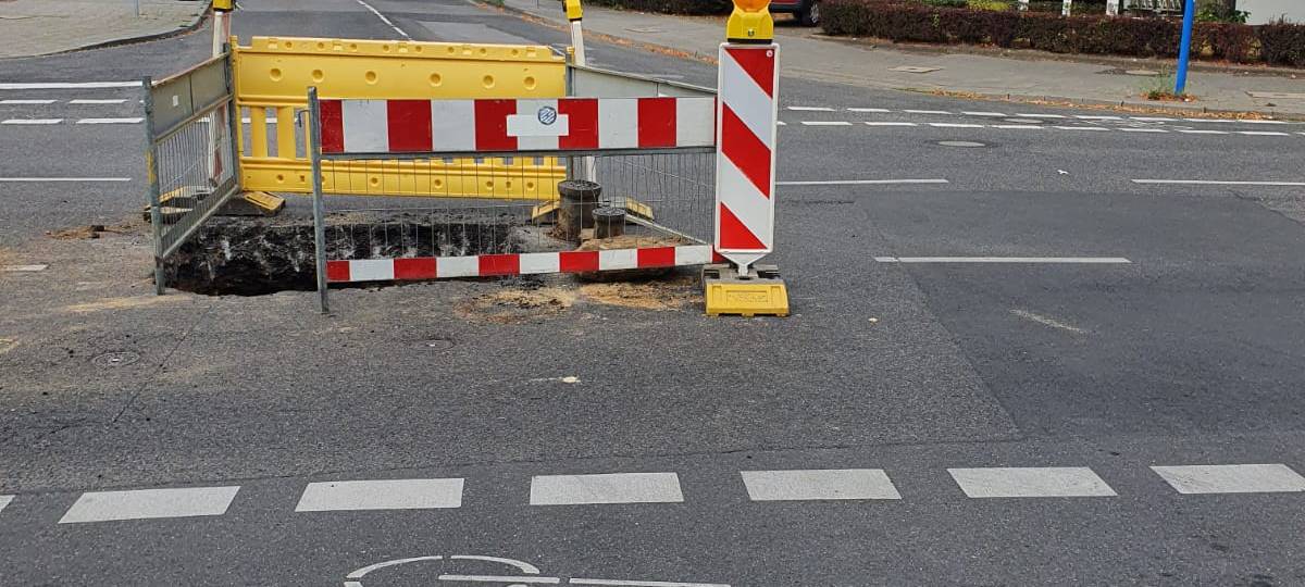 Unterspülung: Sperrung bis Freitag