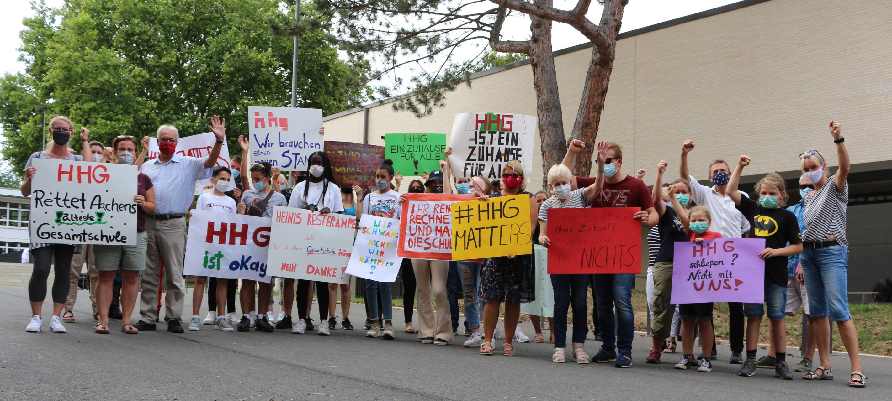 Demos von HHG und Annaschule