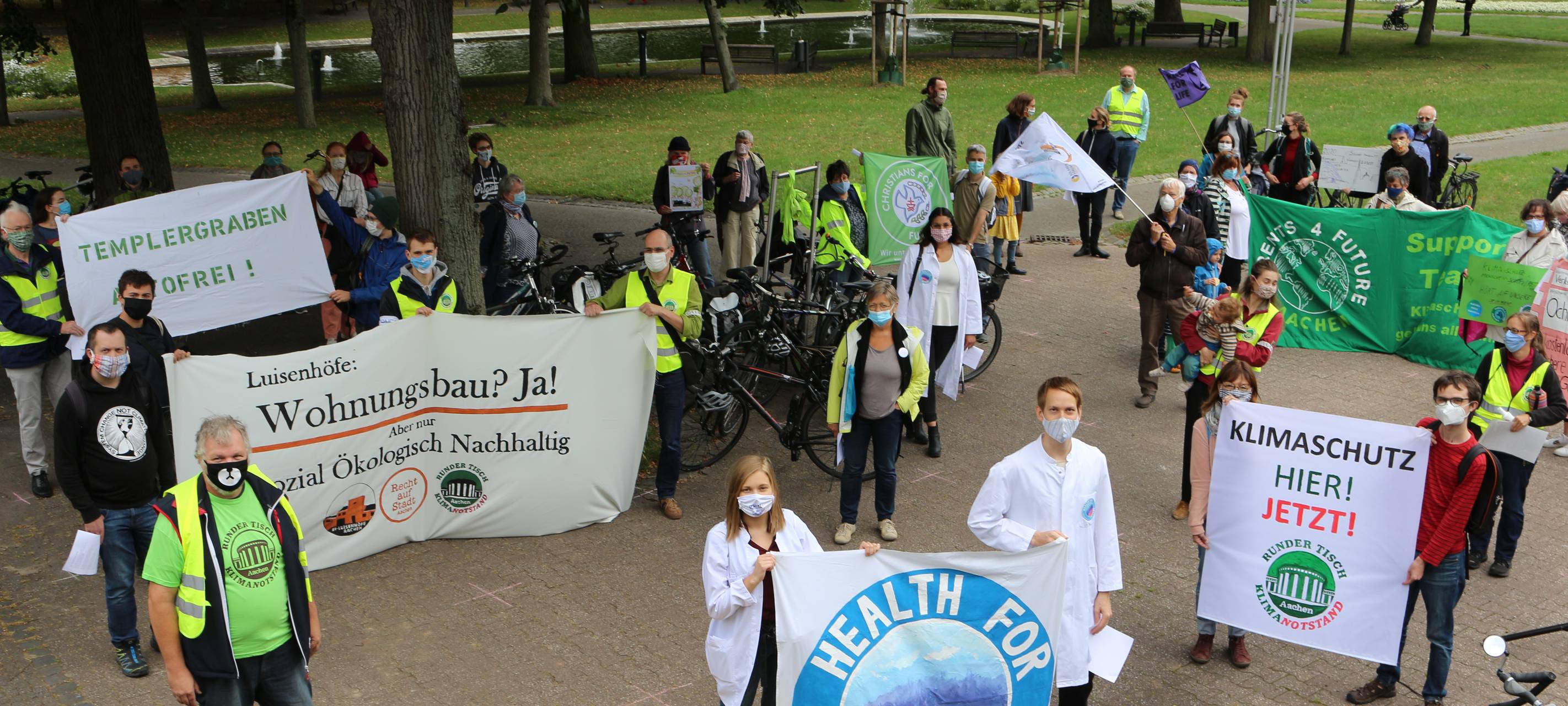 Protest gegen Aachens IKSK