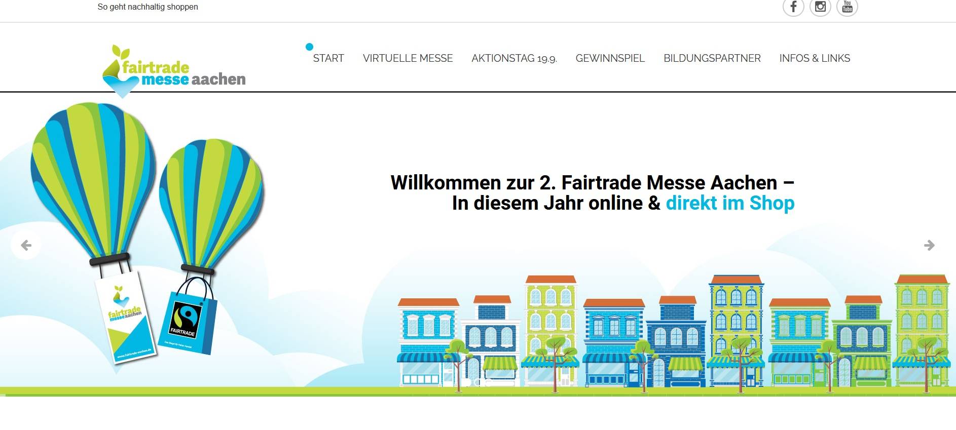 Fairtrade-Messe online & real