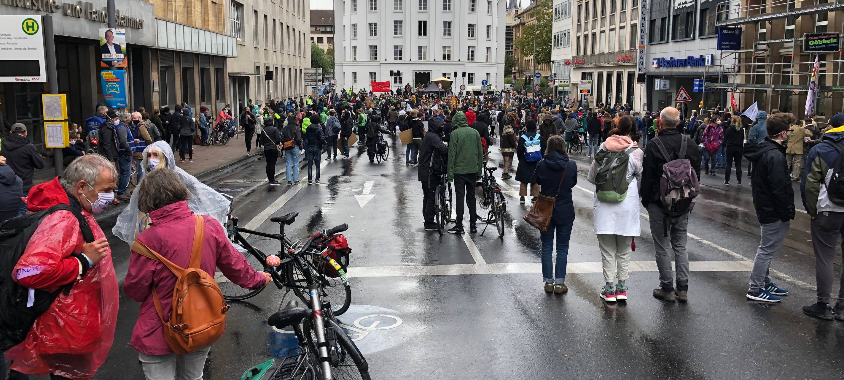 Globaler Klimastreik: 2.500 bis 4.000 in Aachen dabei
