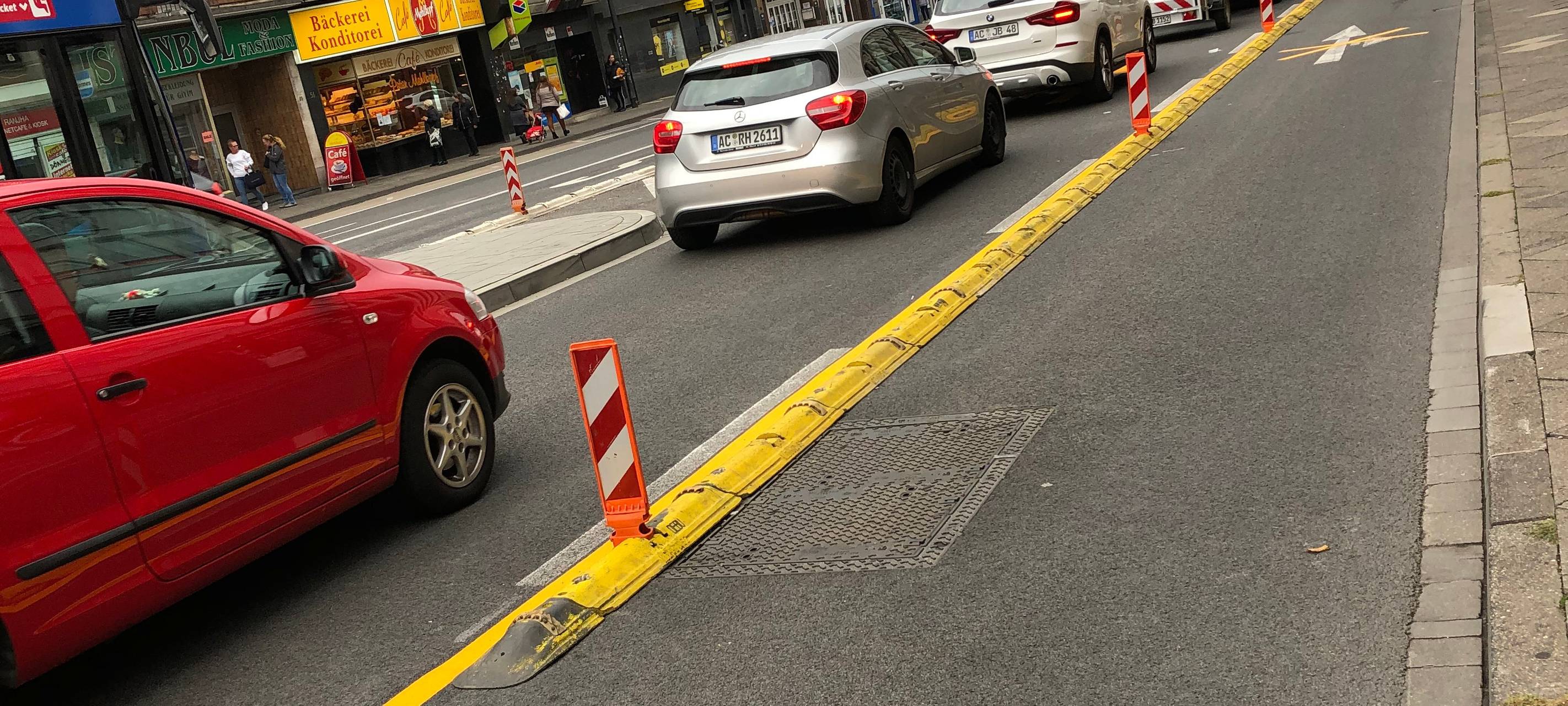 Rad-Vorrang-Route Aachen-Brand