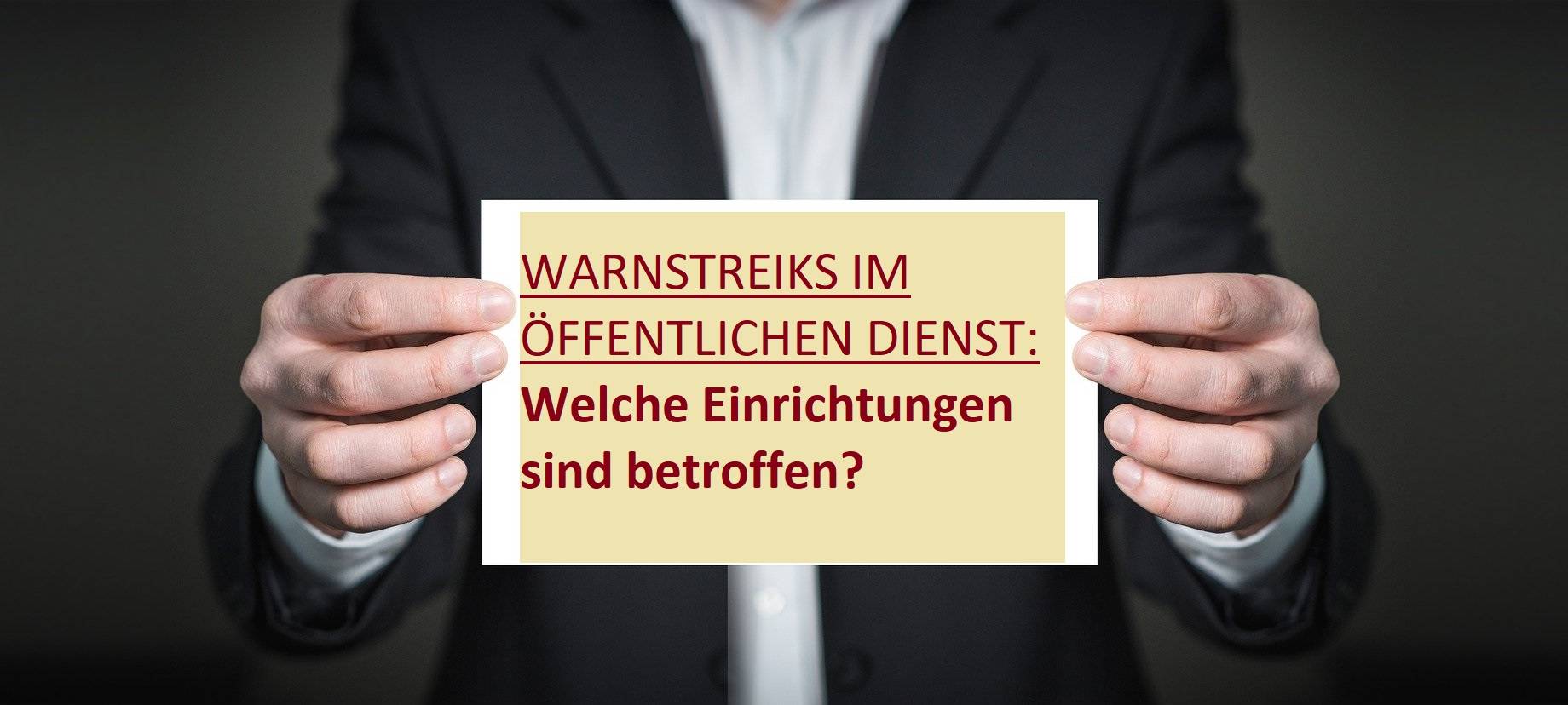 Öffentlicher Dienst: Weitere Warnstreiks diese Woche