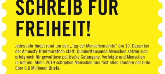 AI-Briefmarathon in CItykirche