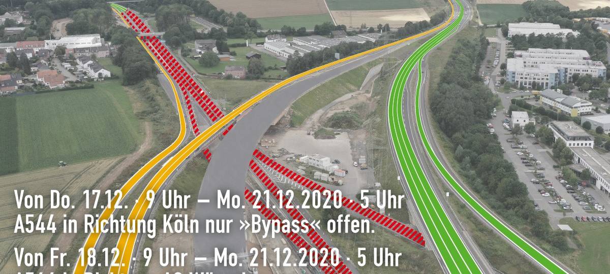 Freigabe der Überflieger-Brücke am Aachener Kreuz