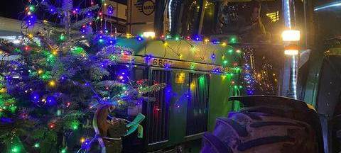 Beleuchtet durch die Region