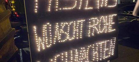 Beleuchtet durch die Region