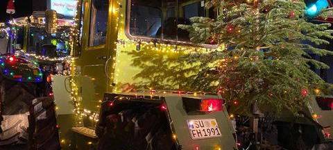 Beleuchtet durch die Region