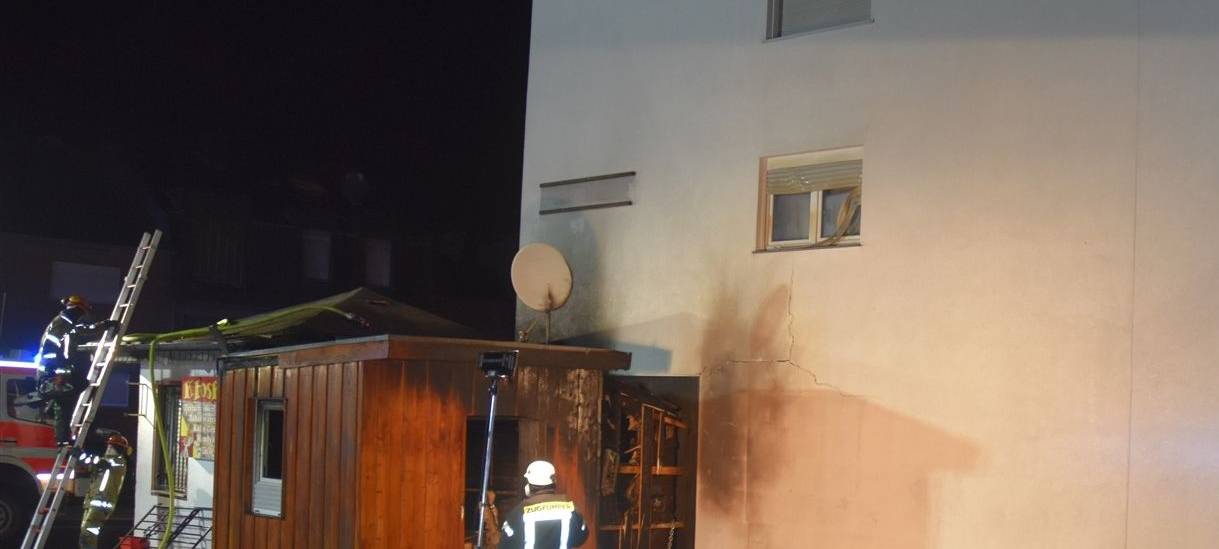 Brand in Alsdorfer Kiosk