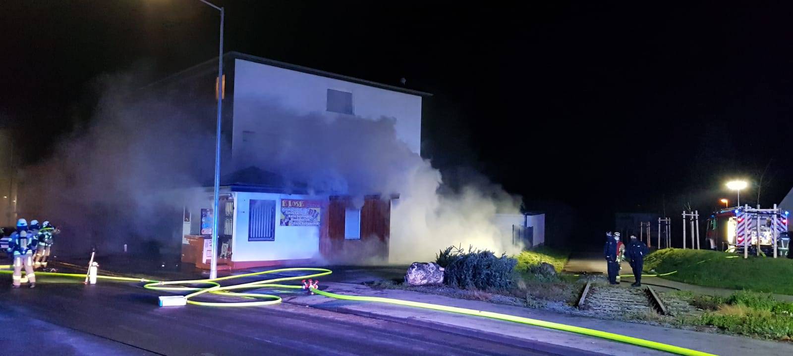 Brand in Alsdorfer Kiosk