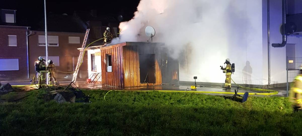 Brand in Alsdorfer Kiosk