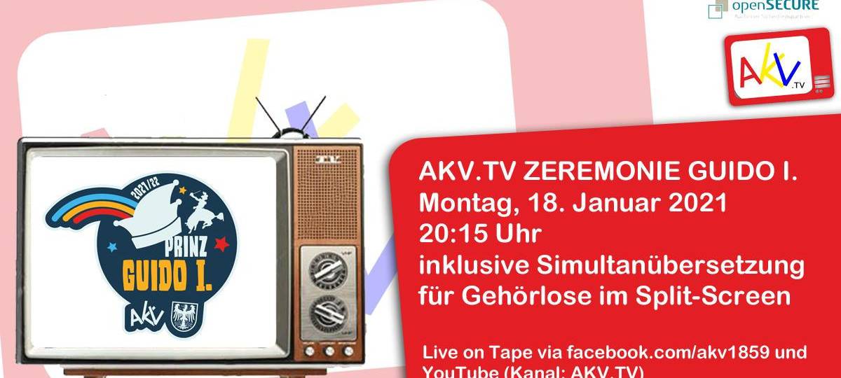 Prinz Guido I. im AKV-TV