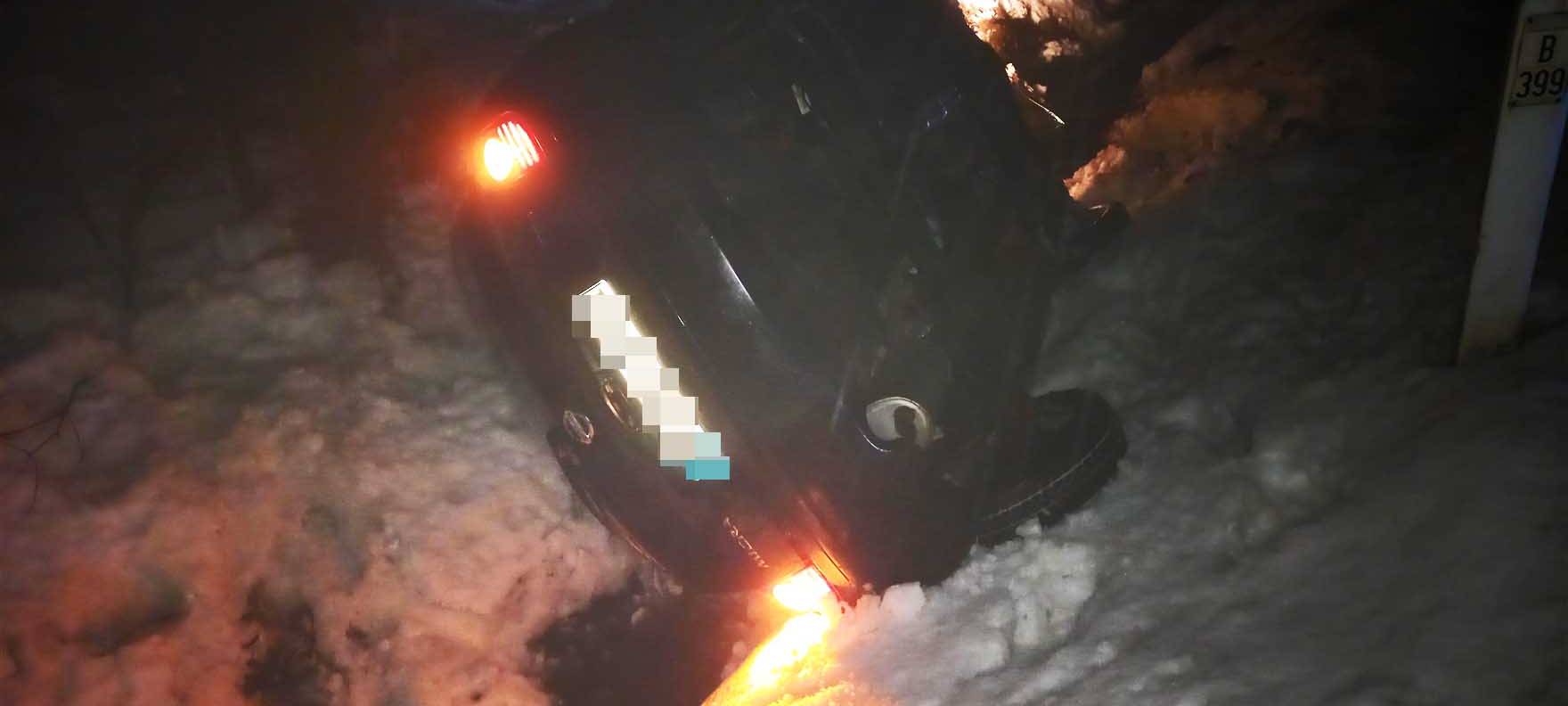 Schwerer Unfall wegen Schnee