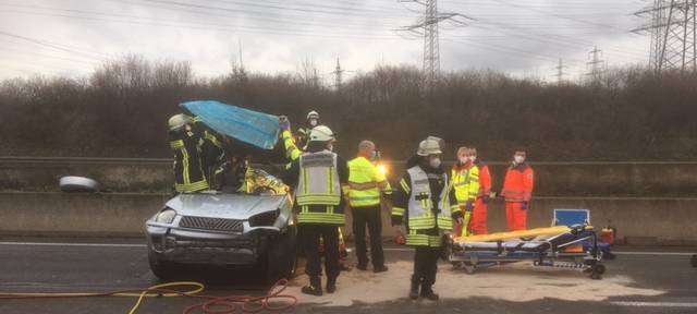 Schwerer Unfall auf A4