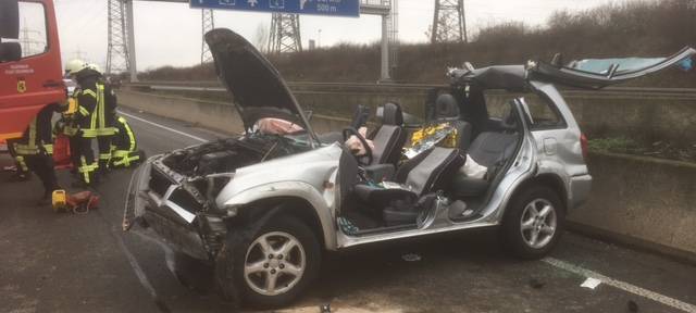 Schwerer Unfall auf A4