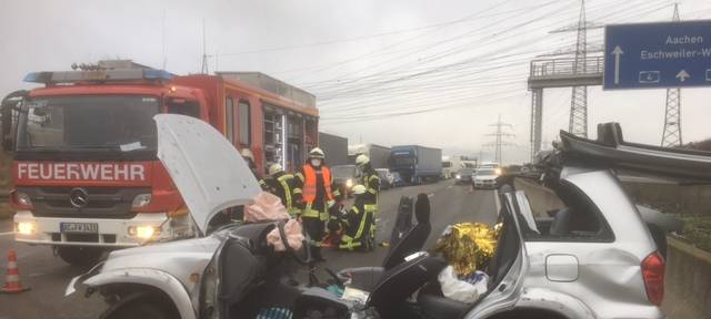 Schwerer Unfall auf A4