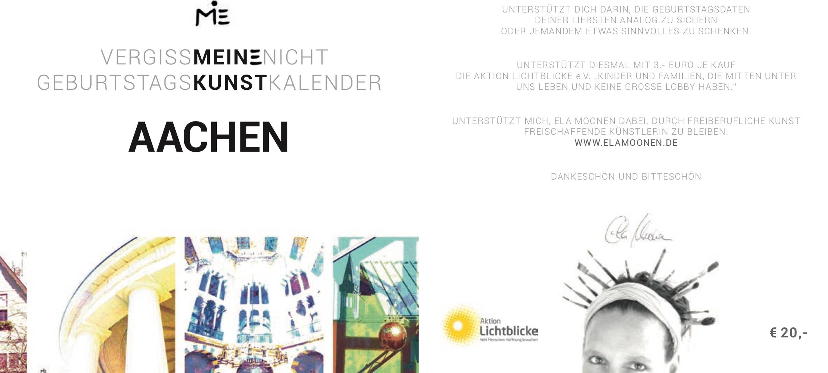 Aachen-Kalender für Lichtblicke