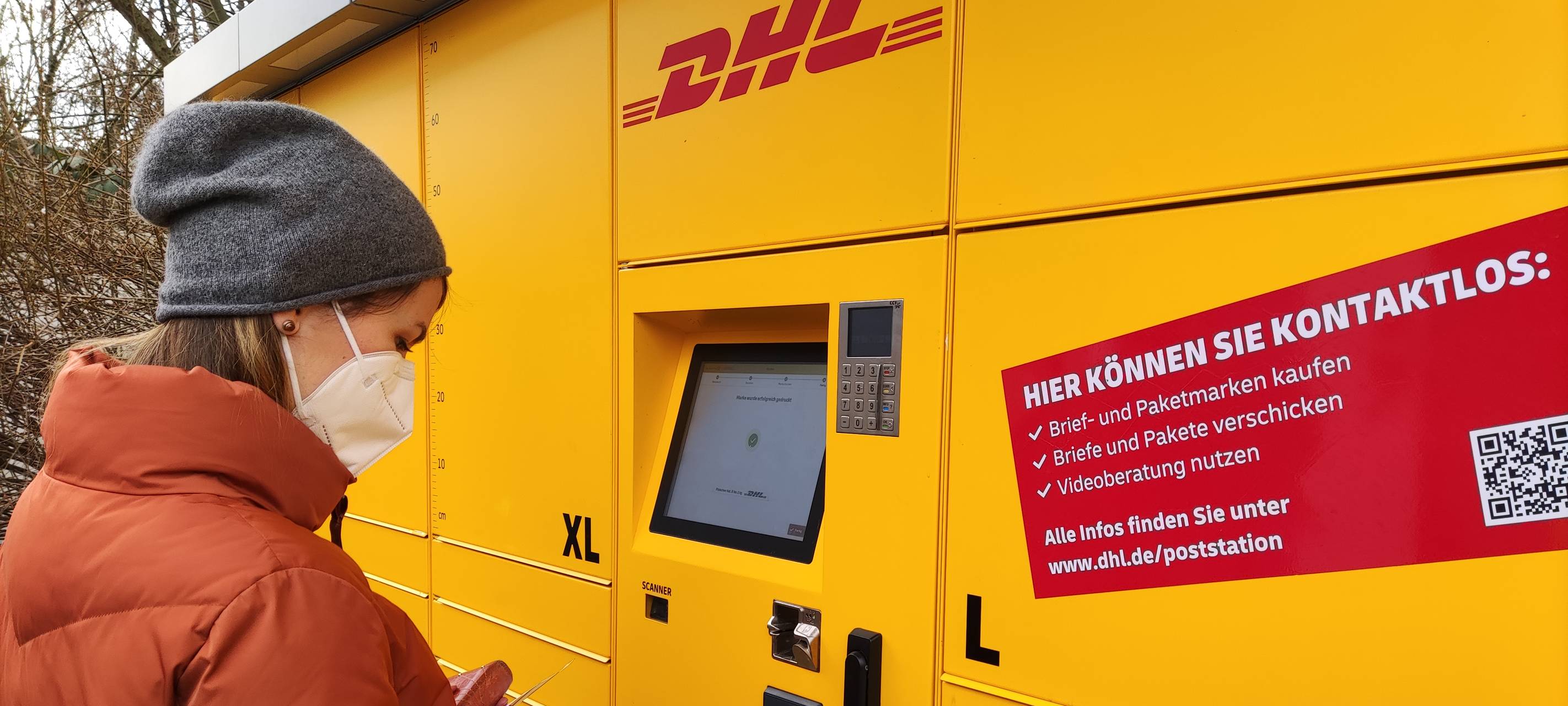 Erster neuer Postautomat in Würselen