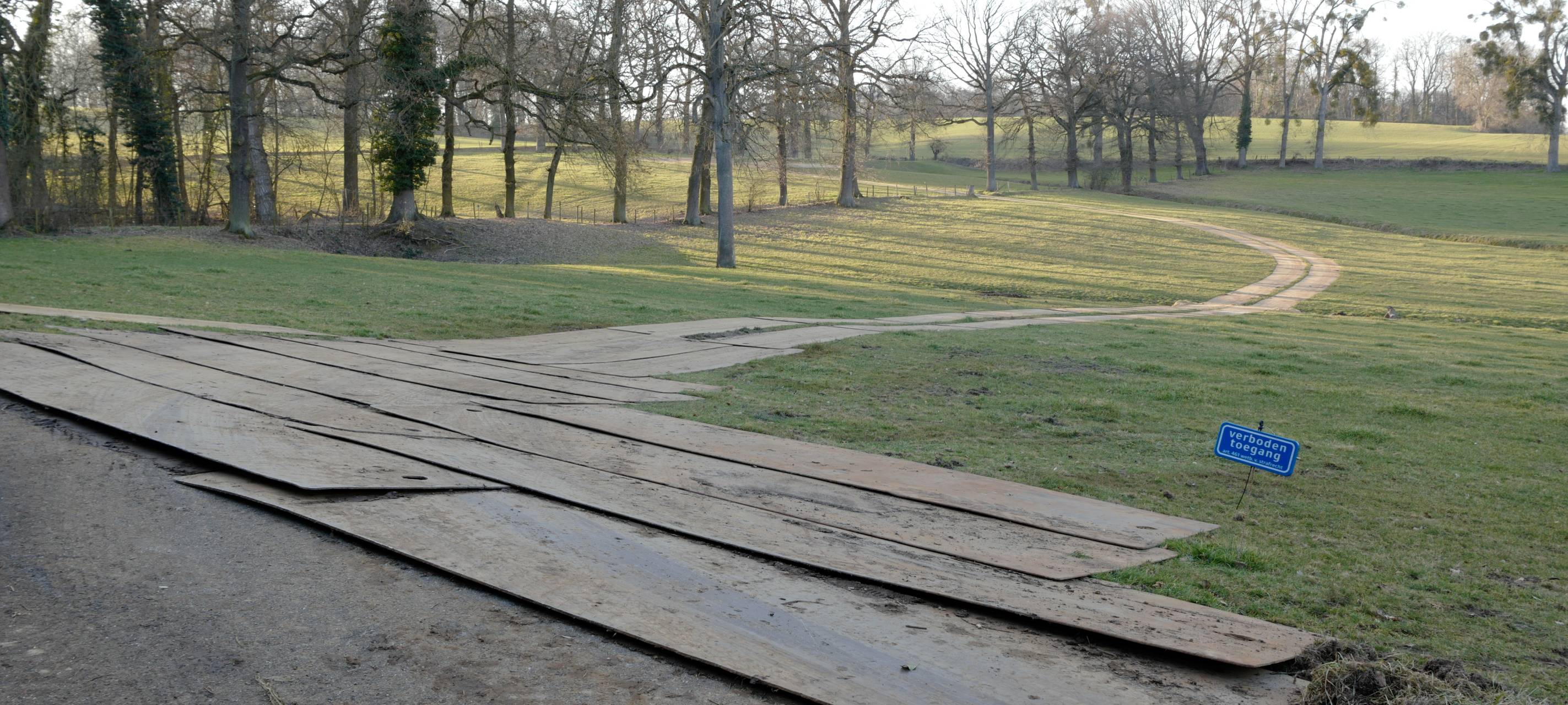 Blindgänger an der Abtei Rolduc
