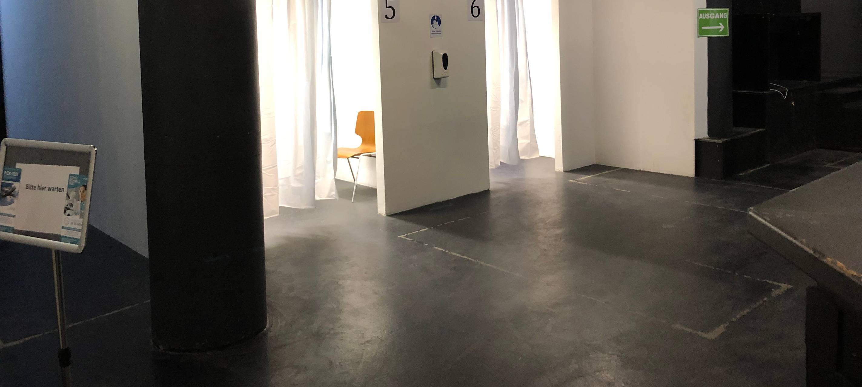 Abstrichzentrum am Tivoli hat noch bis Ende August geöffnet