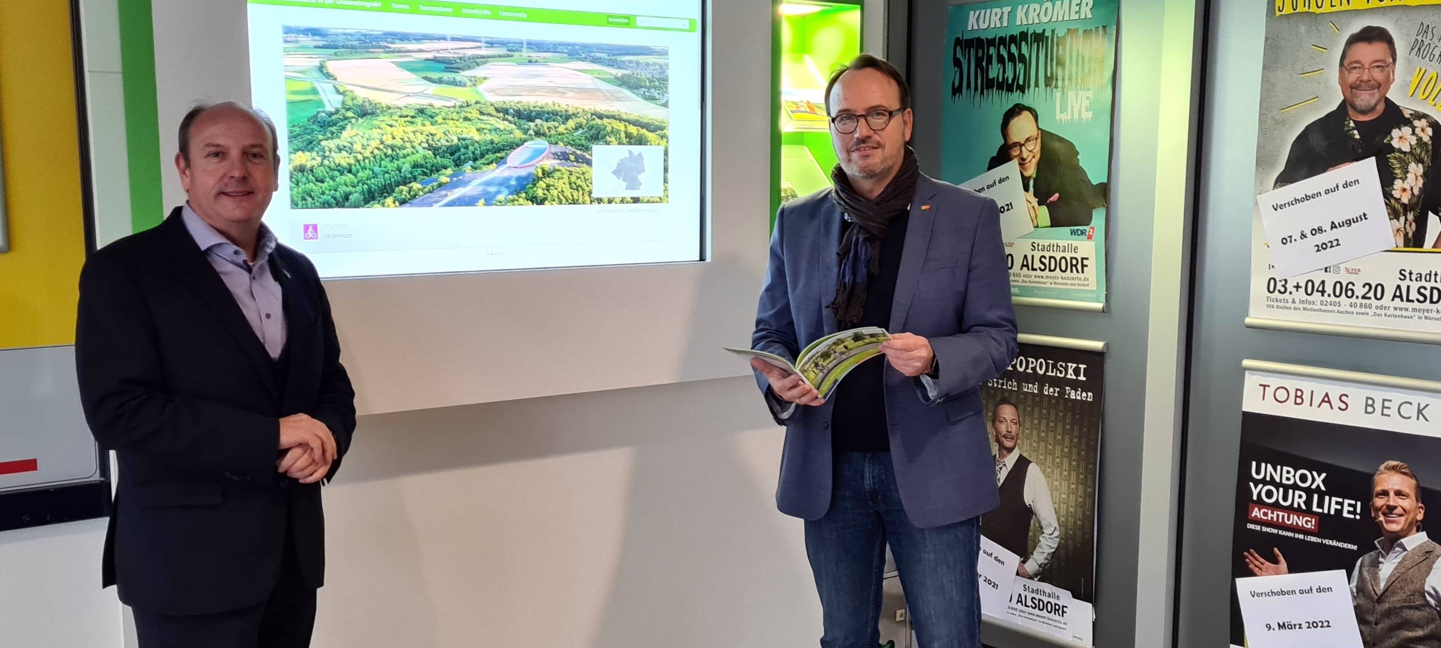 Alsdorf: Neuer Infopoint für Touristen