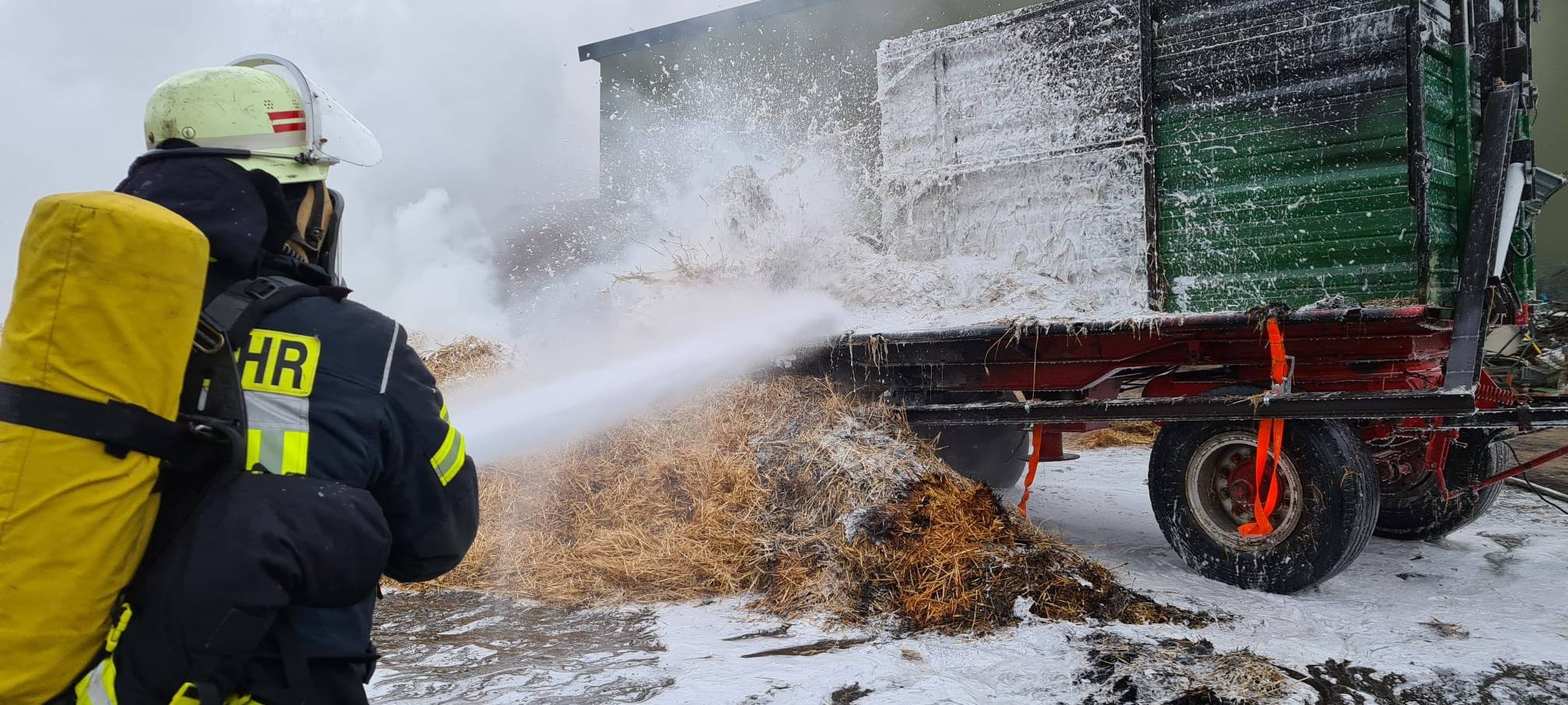 Stallmitarbeiter verhindert Katastrophe