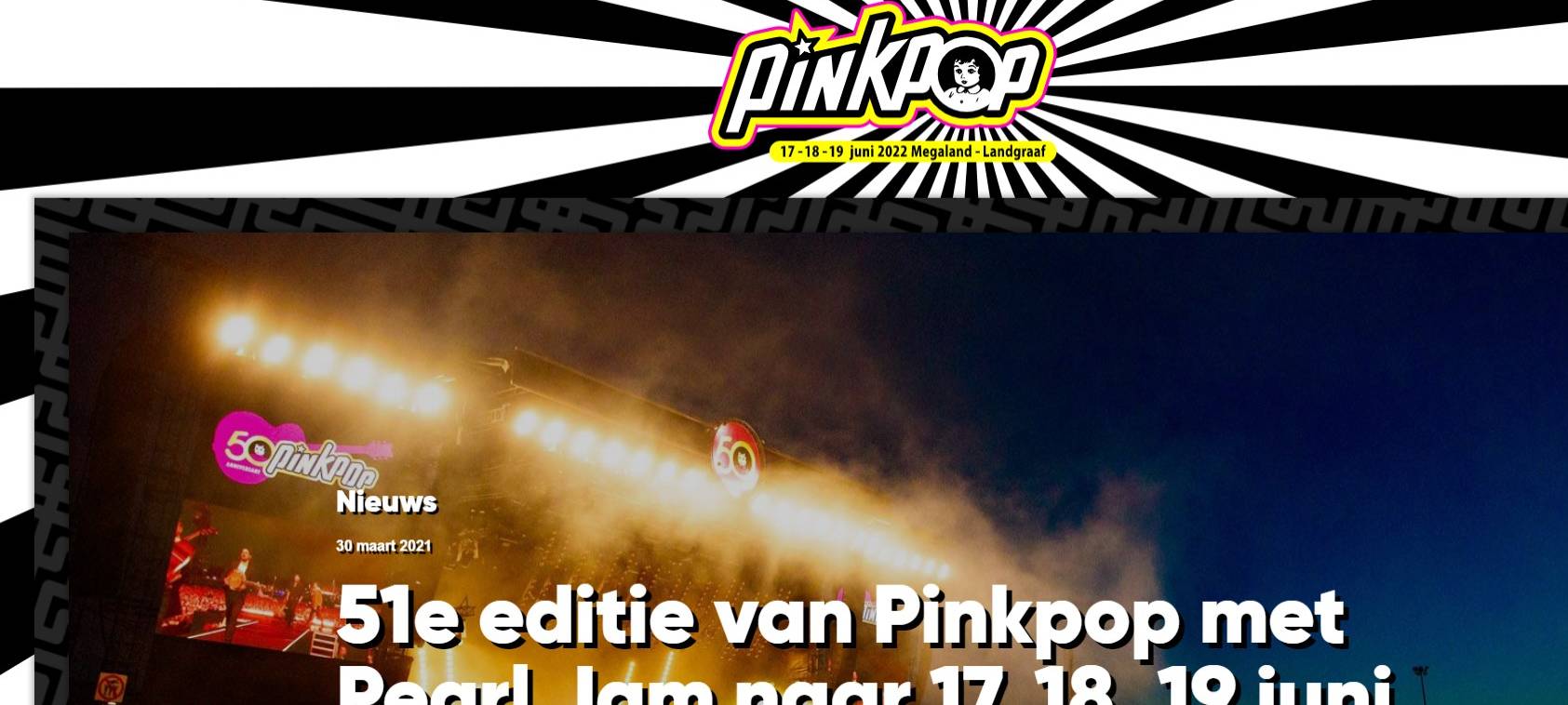 Pinkpop erst wieder 2022