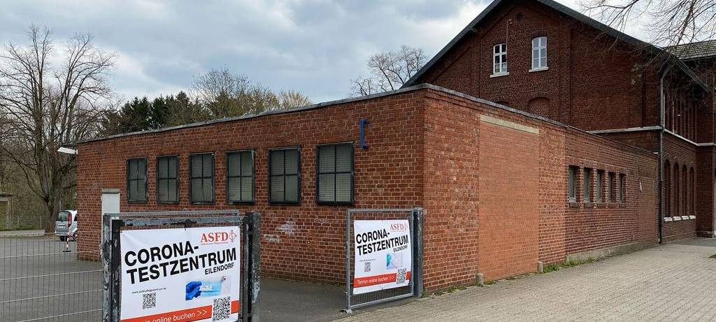 Neues Testzentrum in Eilendorf