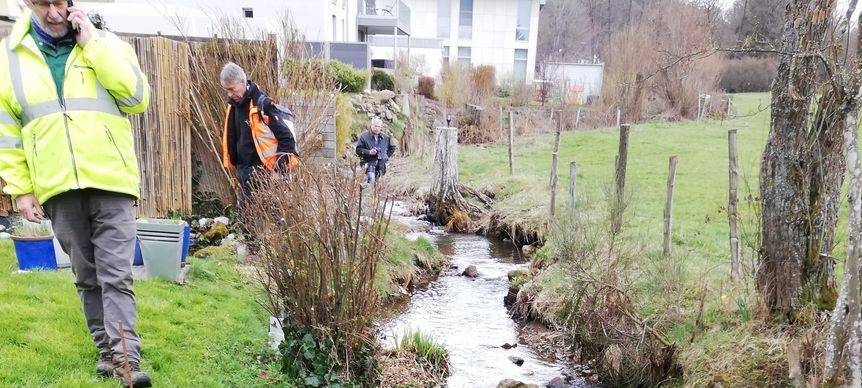 Gewässerschau in Vicht, Hasselbach und Inde