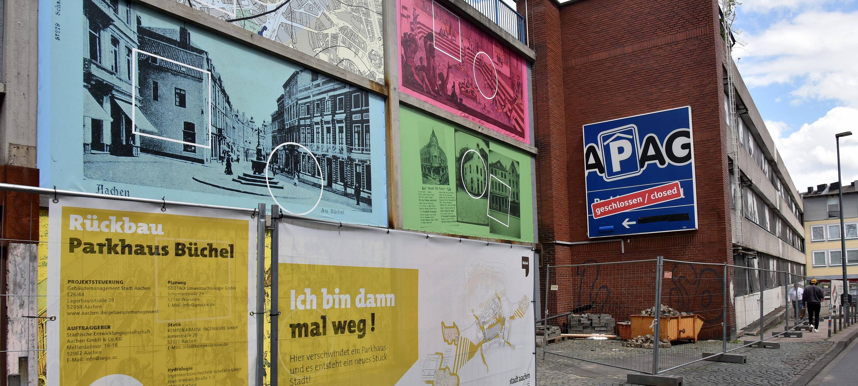 Parkhaus-Abriss läuft