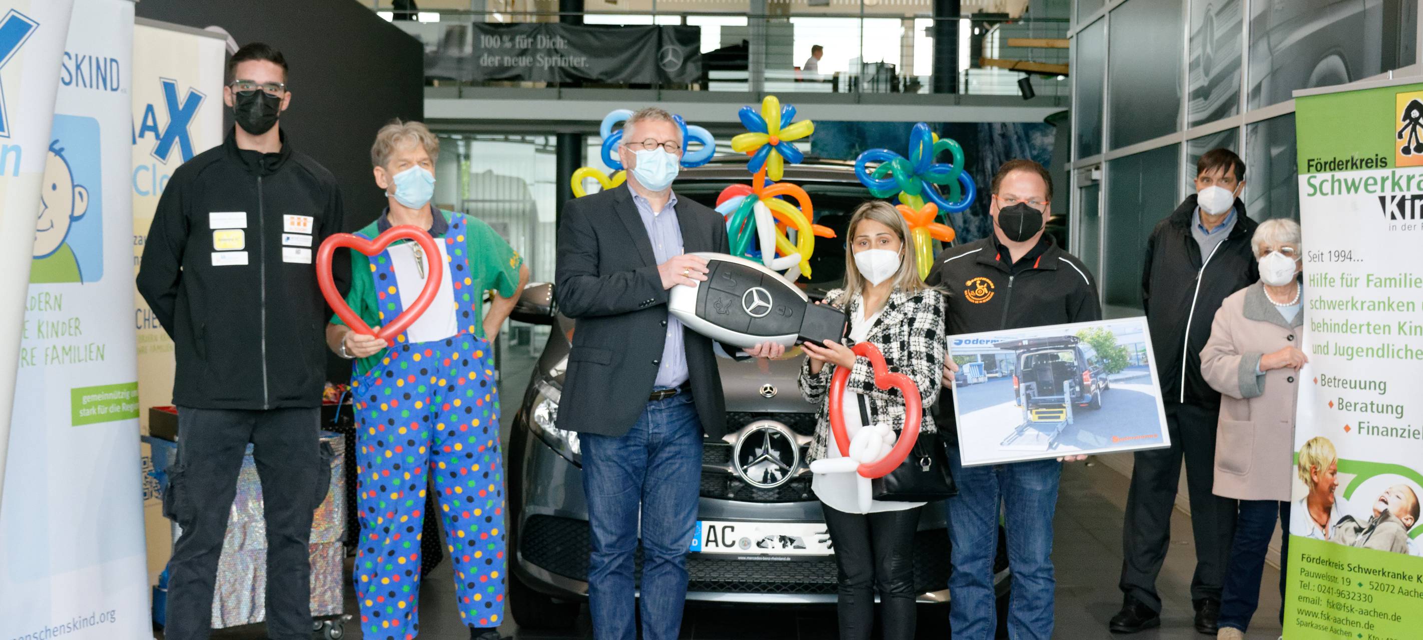 Behindertengerechtes Auto für Florian aus Stolberg