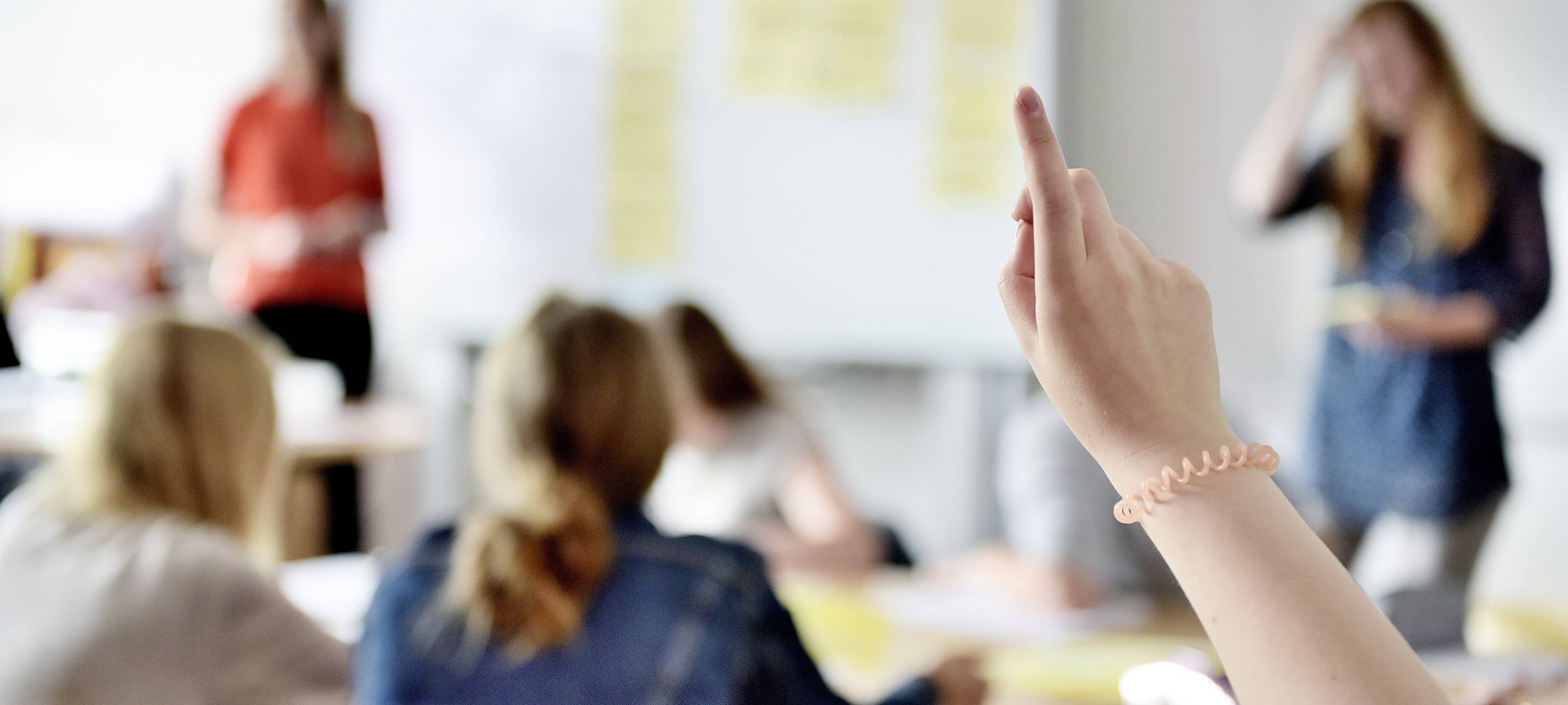 Vorm Schulbeginn in Aachen