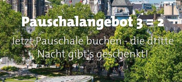 Neue Kampagne: “3 für 2! Die dritte Nacht geschenkt!”